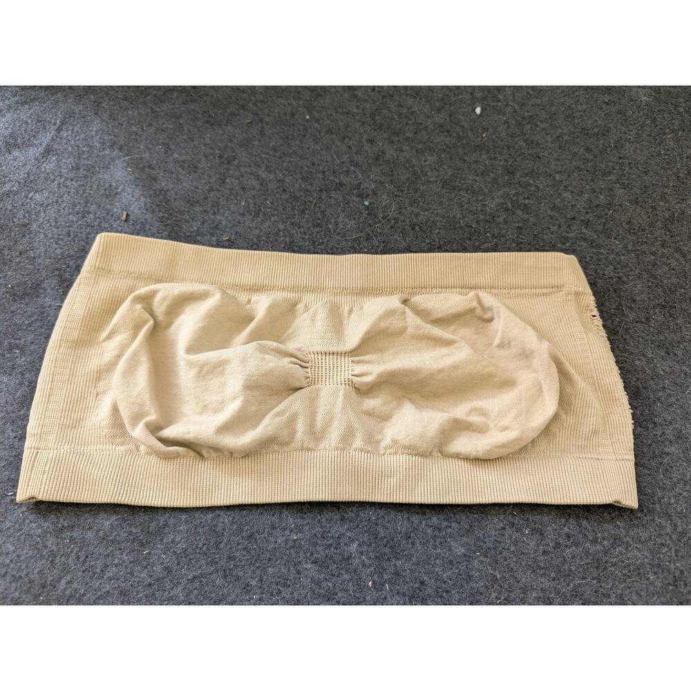 Seamless Sculpt Bandeau Bra Ochre Tan Size L‎